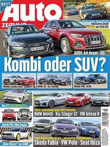 Cover: Auto Zeitung Magazin No 03 vom 18  Januar 2023