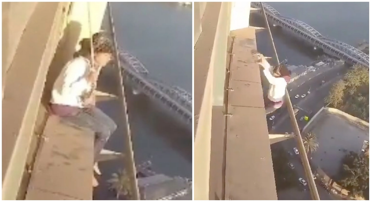 Empleada de hotel en Egipto cayó al vacío desde el piso 26 (video)