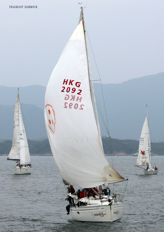 Pepper & Salt ghosts towards the finish (Monsoon Spring Series 2024, Race 4)