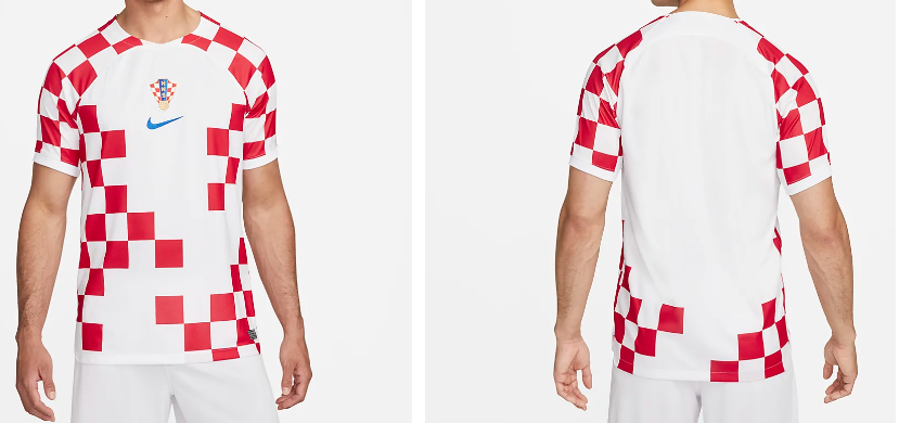 camiseta titular croacia
