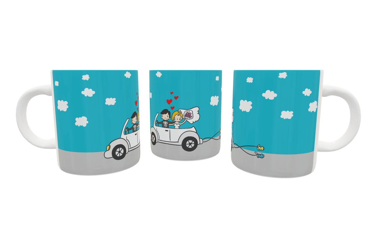 Caneca Personalizada Casamento Modelo 11