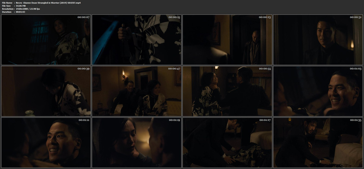 Necro -Dianne Doan Strangled in Warrior (2019) S01E07.mp4