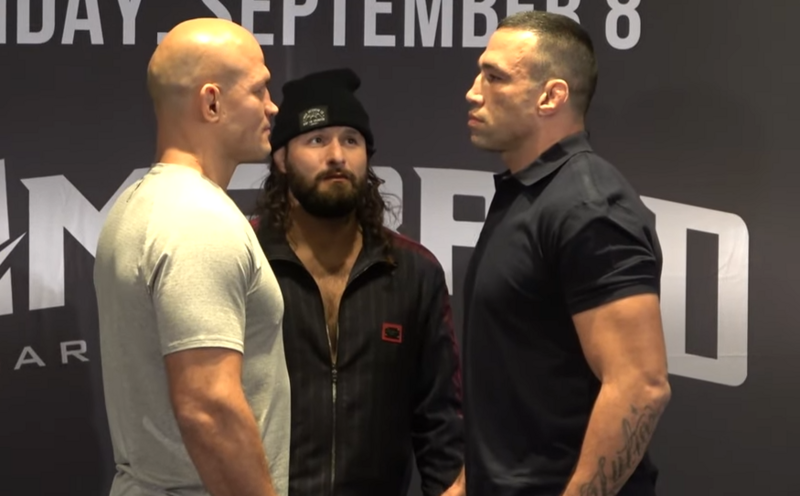 Жуниор дос Сантос и Фабрисио Вердум лице в лице