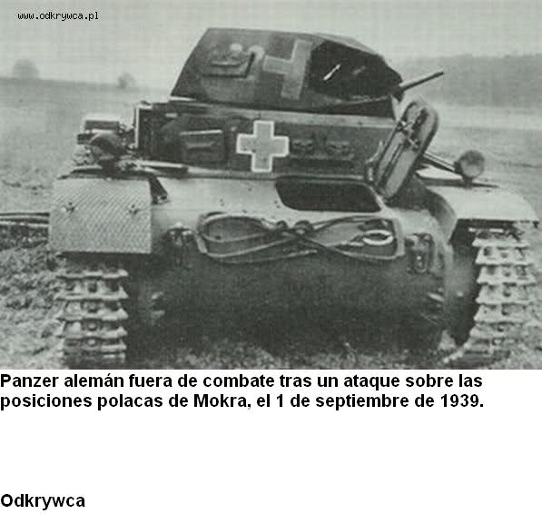 Panzer alemán fuera de combate