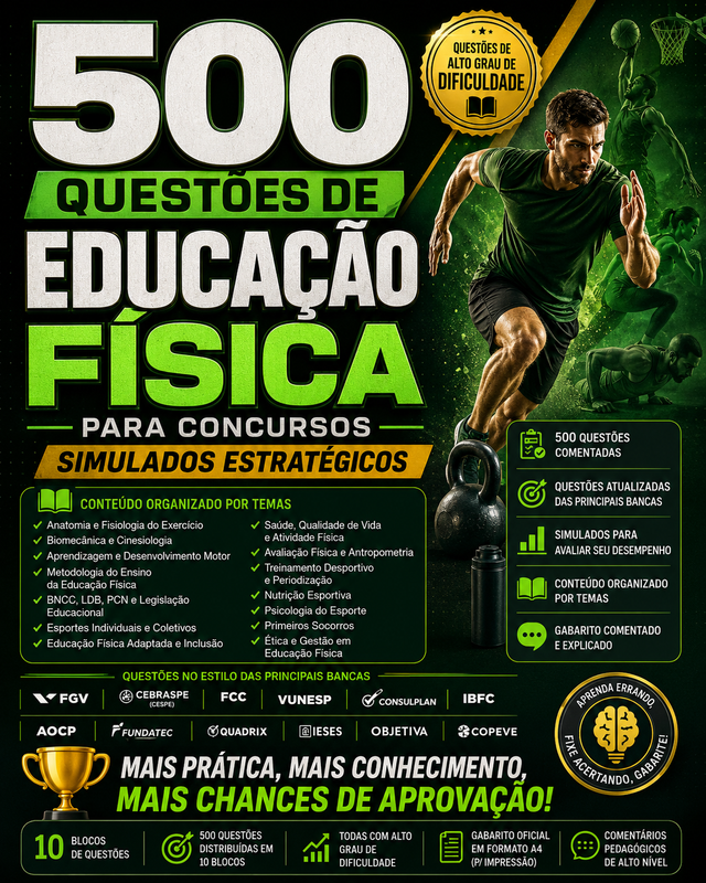 500 Questões Educação Física
