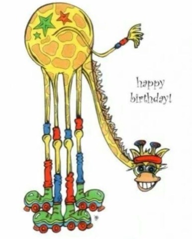 Birthday-Giraffe