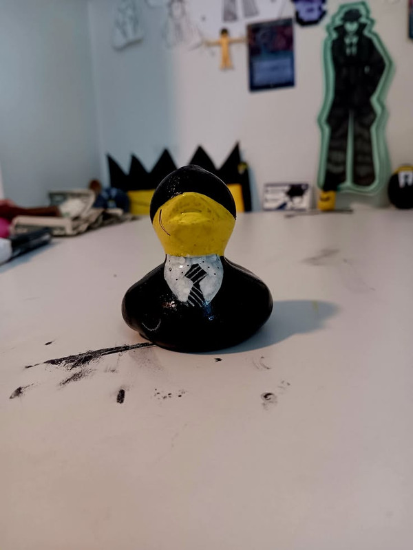oh hes a duck now