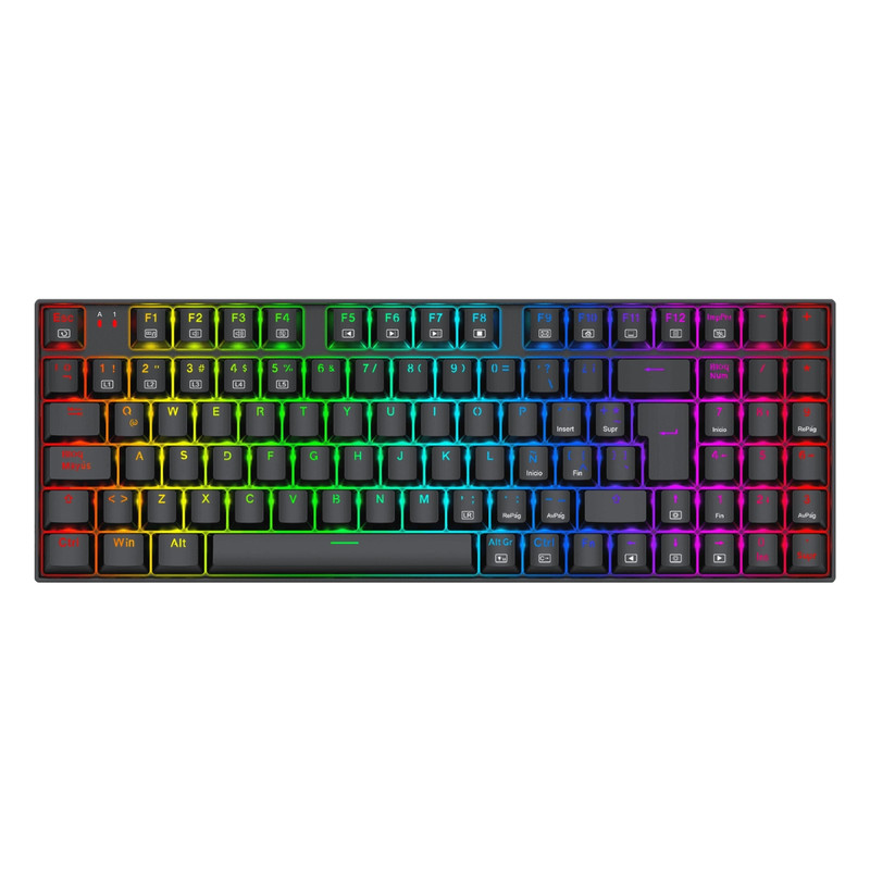 TECLADO REDRAGON ZIGGS K669 RGB BLACK