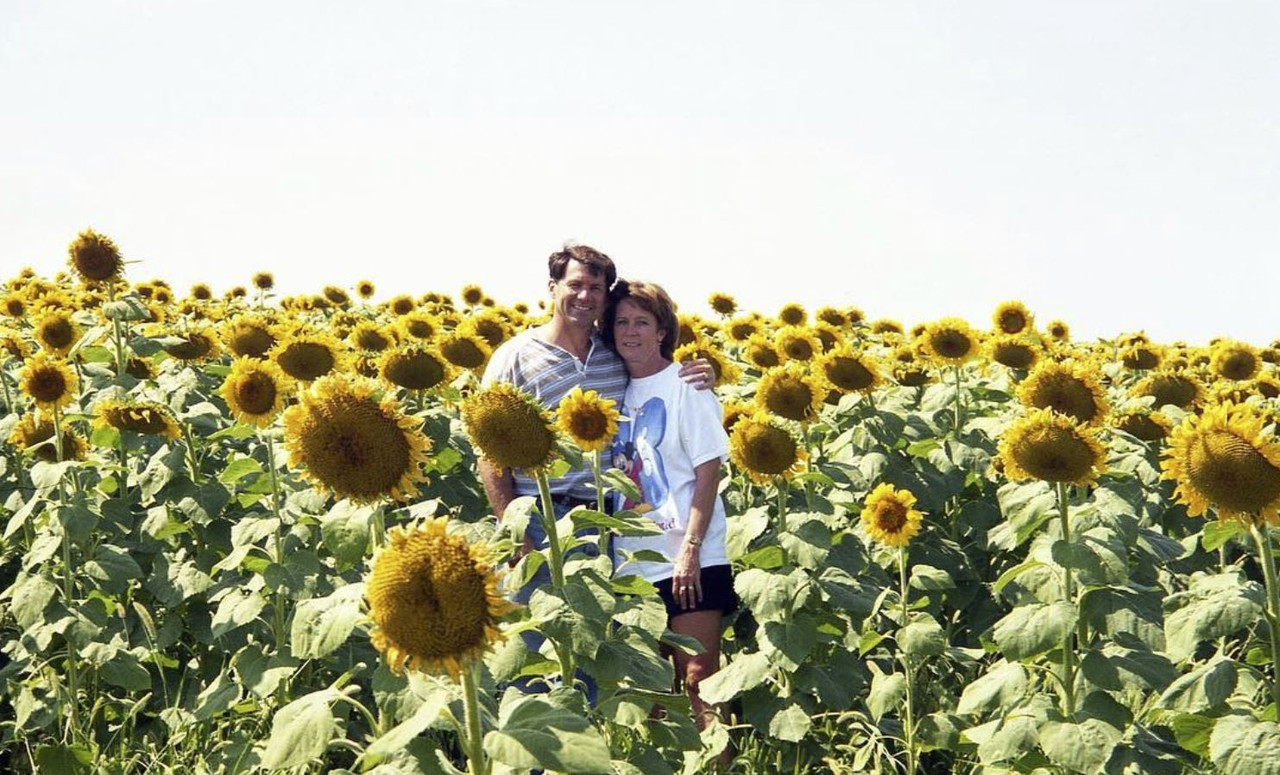 Mike Rounds with his wife Jean Vedvei in their early days