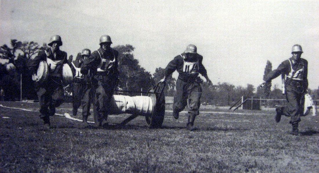 esztergomi tűzoltók gyakorlata háb után