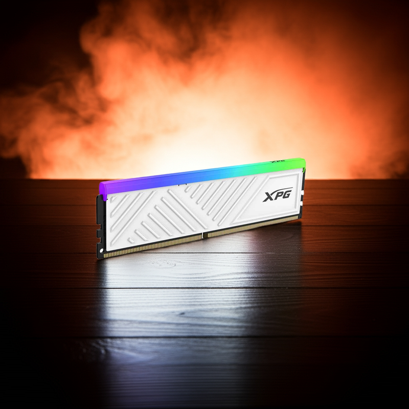 Memória XPG D35G com iluminação RGB vibrante