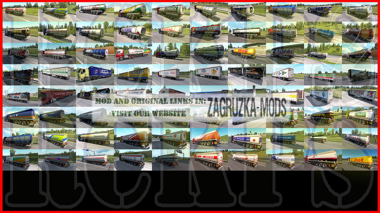 AI ETS2 Global Trailers Rckps 1.2 para la AI ETS2 Global Trailers Rckps 1.2 para la
