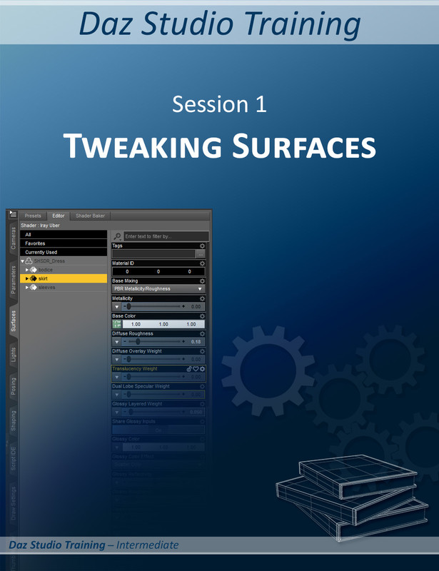 Daz Studio Training Intermediate 01 - Tweaking the Surfaces