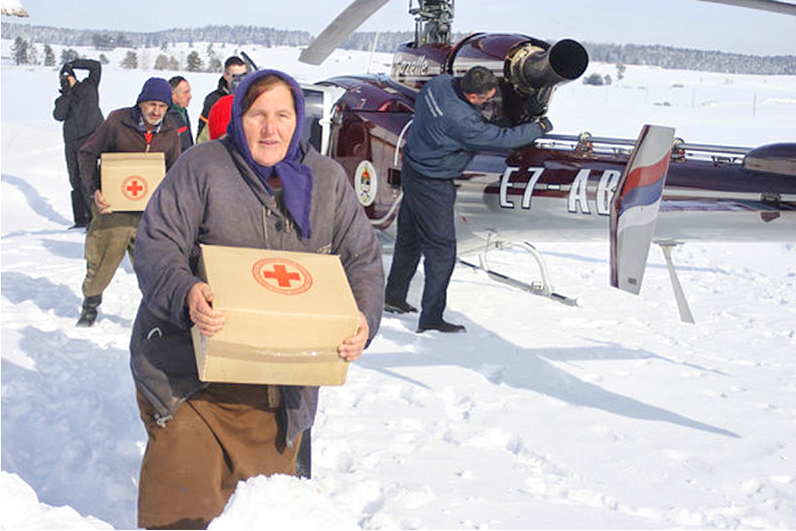 SA342L E7-ABI (cn 139_  Sokolac (70 kms east of Sarajevo) in Bos