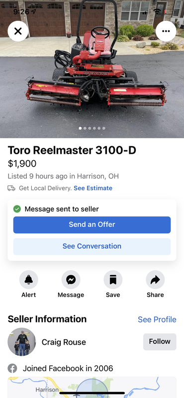 Reelmaster 3100D price Lawn Care Forum