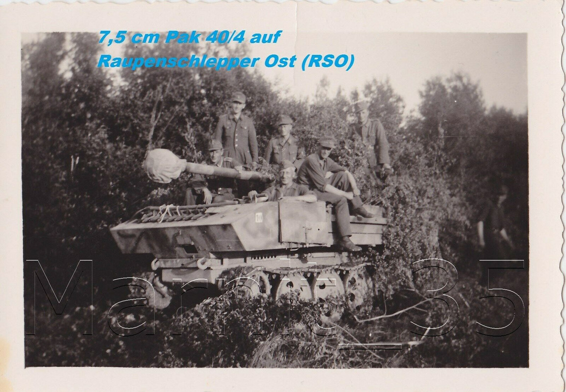 Panzerjäger RSO Raupenschlepper Ost mit 7,5 cm Pak