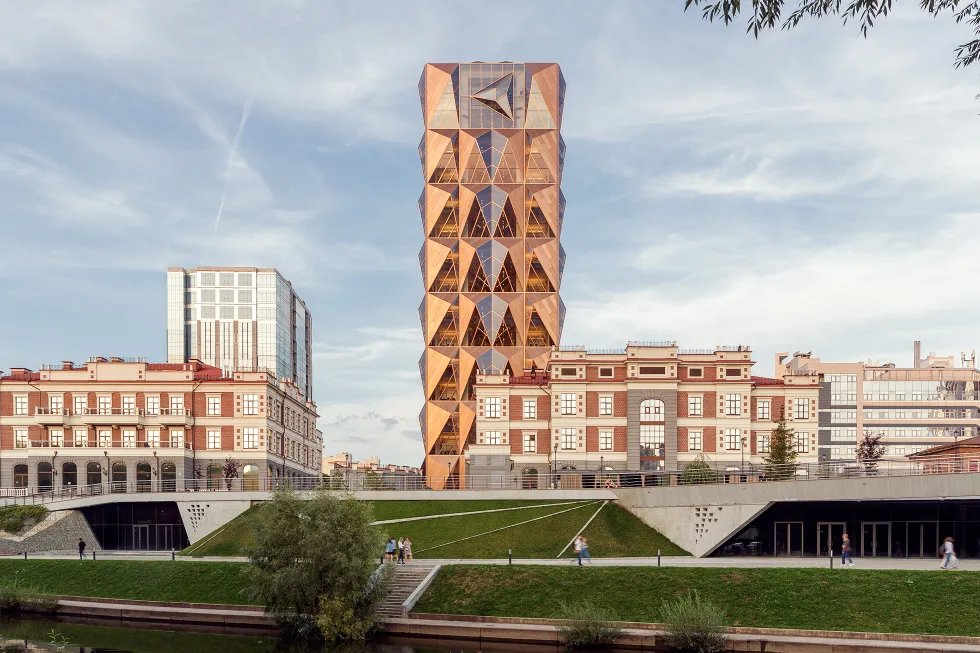 20201118 Russia, Yekaterinburg - Russian Copper Company HQ Building (Construction began 2012. Finish