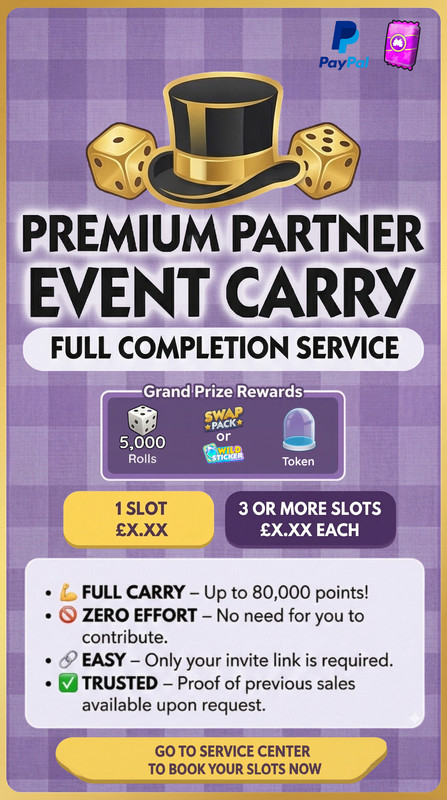 Premium partner event carry poster bigger