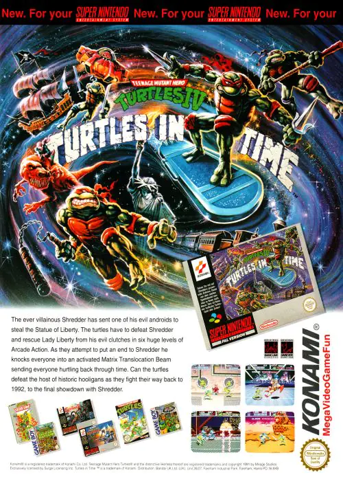 TMNT Turtles in Time