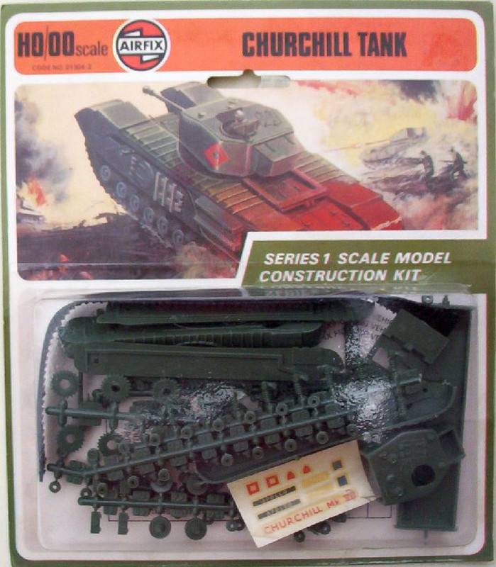 Airfix 76 Churchill Tank