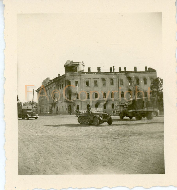 Kämpfe Russland Halbkette LKW Foto