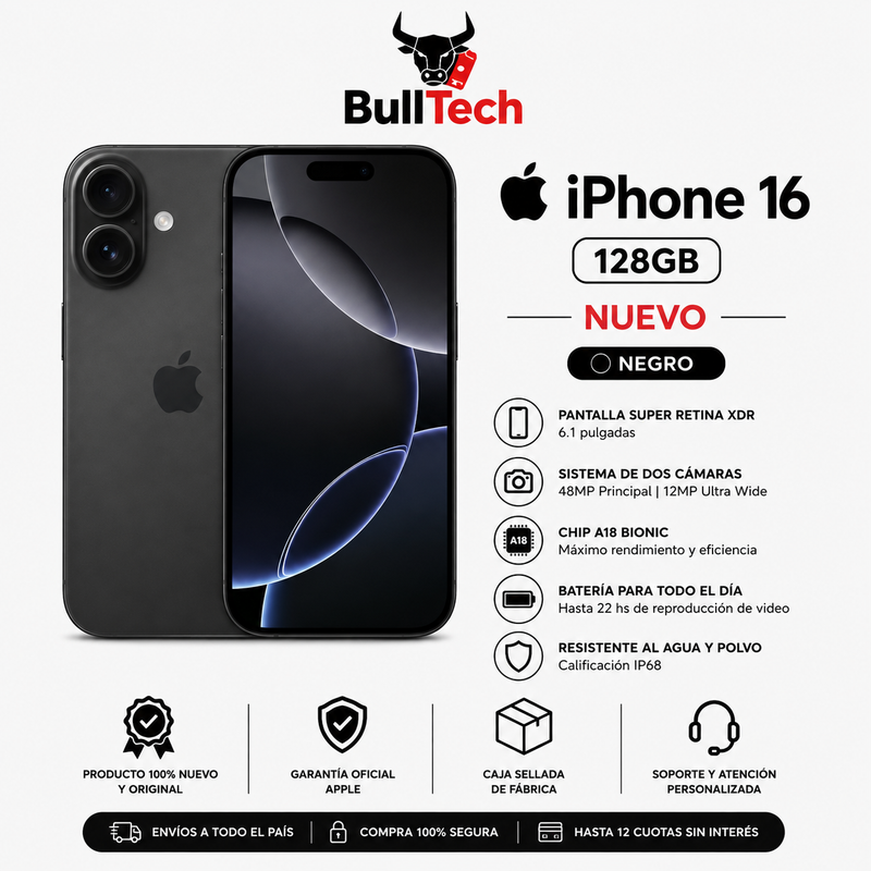 iPhone 16 Comun Sellado