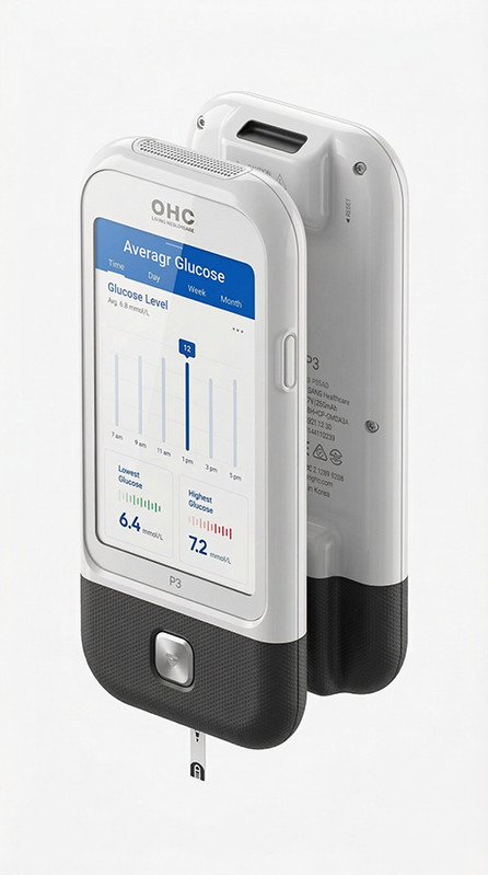 제품디자인회사 | OHC Gluccose Monitors Kit
