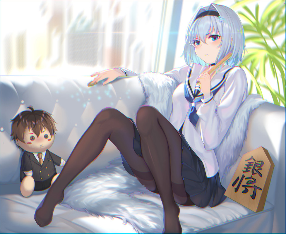 kuzuryuu-yaichi-and-sora-ginko-ryuuou-no-oshigoto-drawn-by-l-k