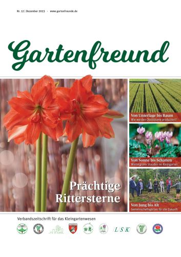 Cover: Gartenfreund Magazin Dezember No 12 2023