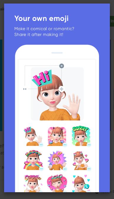 Fitur emoji Zepeto