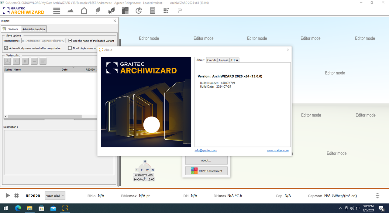 Working with Graitec ArchiWizard 2025.0.0 v13.0.0 full
