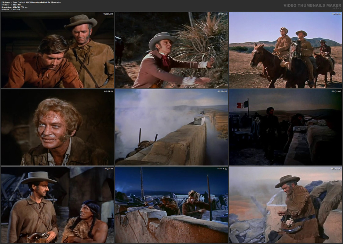 Davy Crockett S01E03 Davy Crockett at the Alamo.mkv