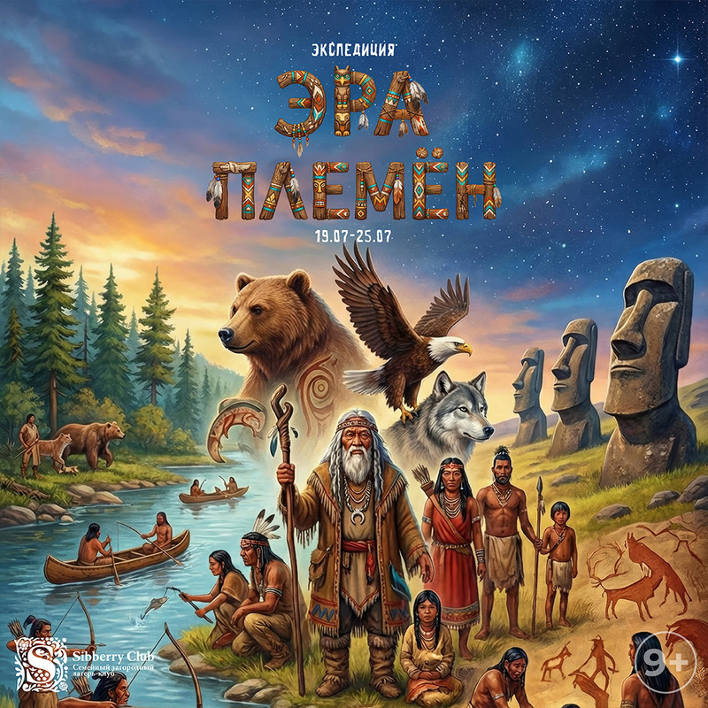 Афиша смены Экспедиция. Эра племён