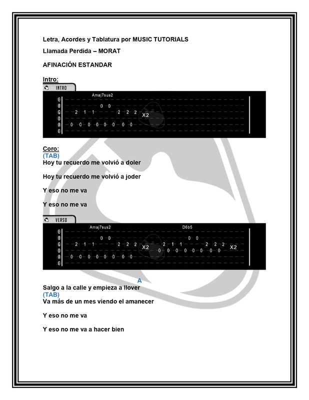 Llamada-Perdida-MORAT-Letra-y-Acordes-by-MUSICTUTORIALS-page-0001