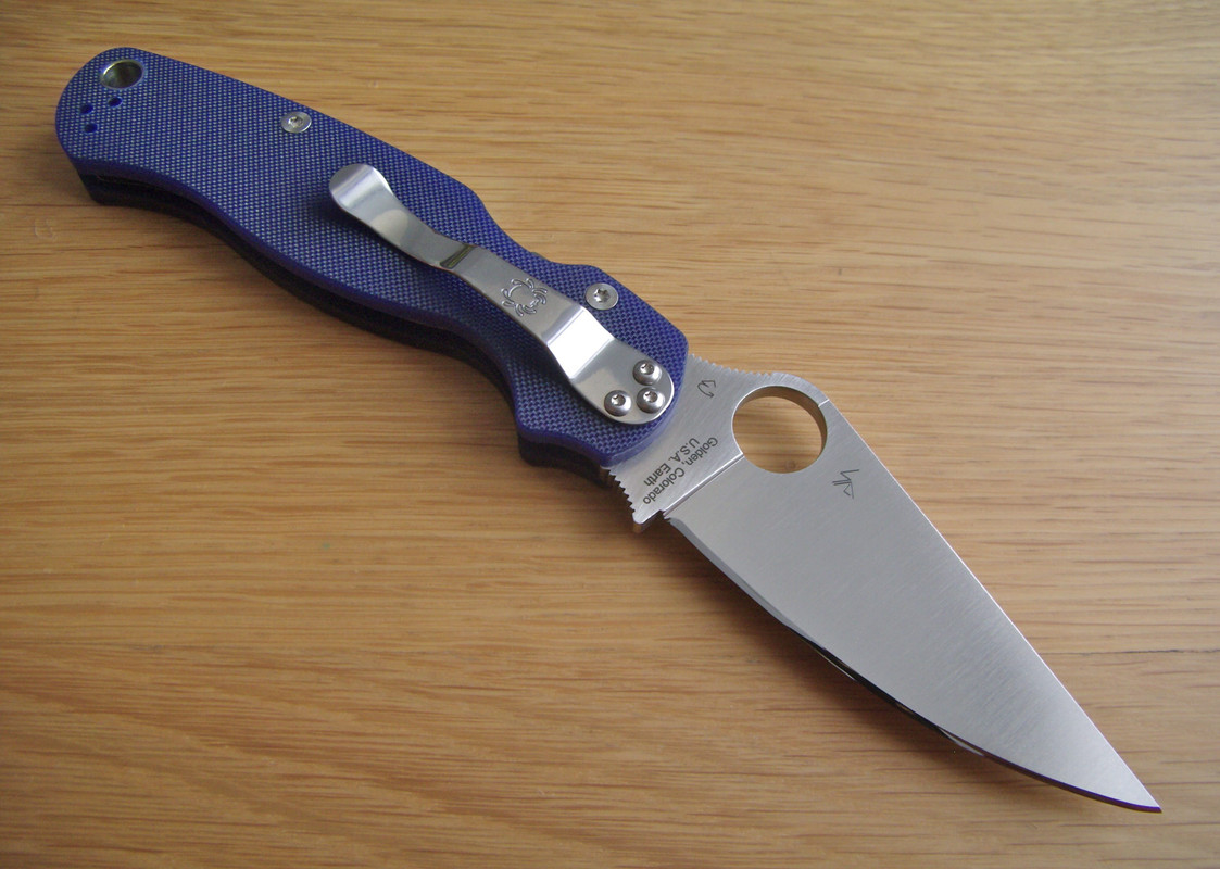 Spyderco PM2 S110V mirror edge - 4