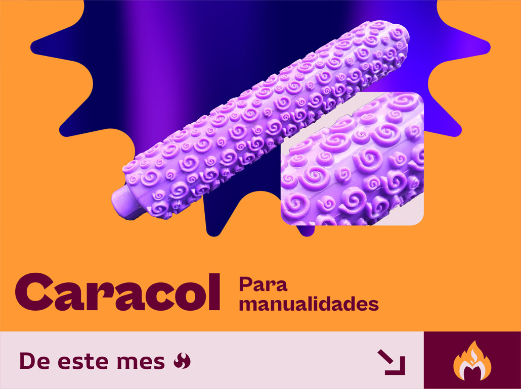 Rodillo Plástico espiral Caracol grabador de masas y utensilio de repo