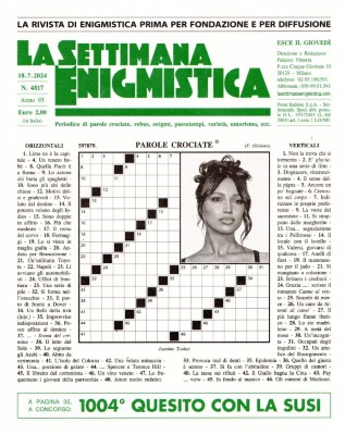 La Settimana Enigmistica N.4817 - 18 Luglio 2024