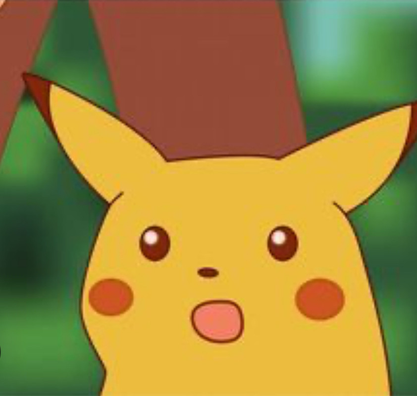 shocked pikachu face