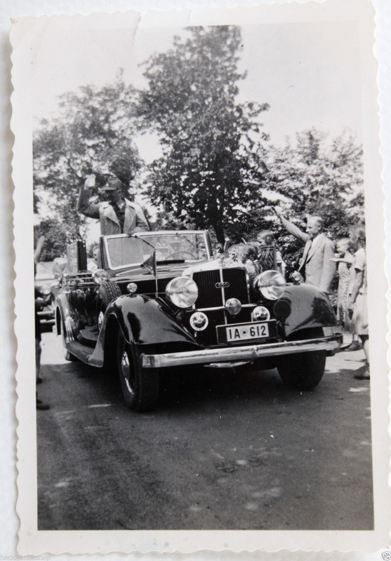 Original WK2 Foto Limousine Cabriolet RAD-Führer