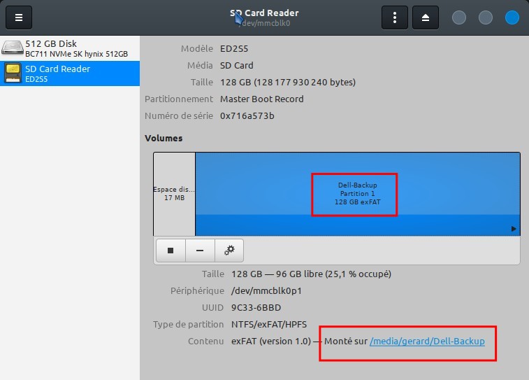 Résolu) Comment renommer une SDCard ? - Linux Mint Forums