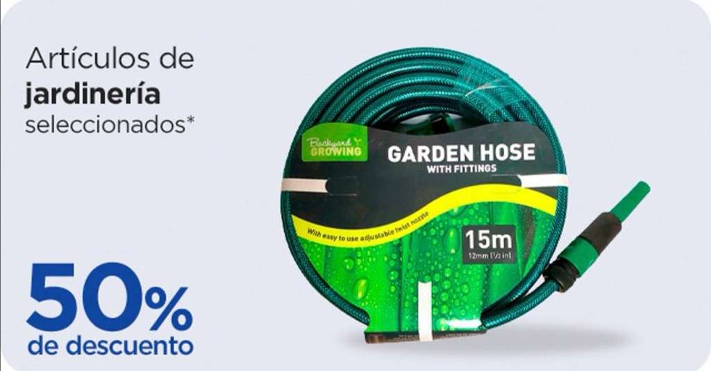 Chedraui: 50% de descuento en artículos de jardinería seleccionados 