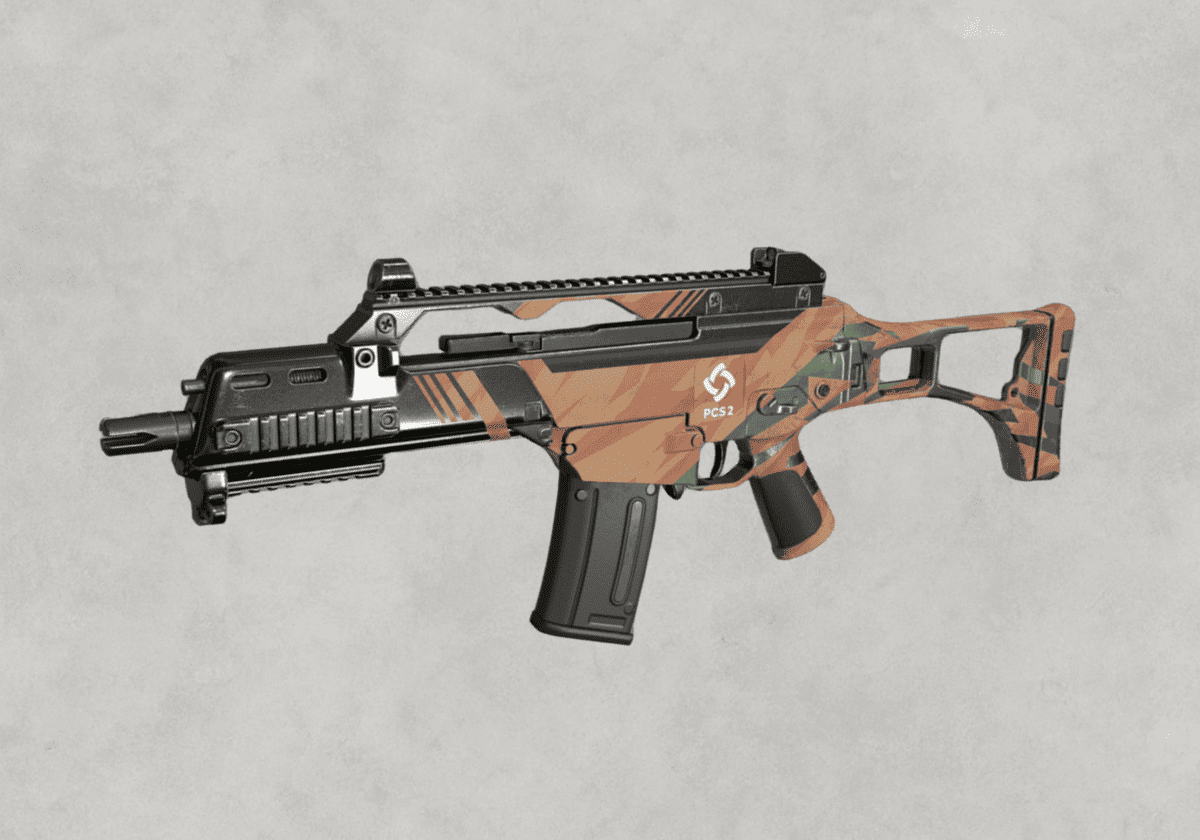 سكن PCS2 Fierce Conflict لسلاح G36C في ببجي