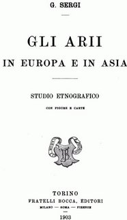 Giuseppe Sergi - Gli Arii in Europa e in Asia. Studio Etnografico con Figure e Carte (1903)