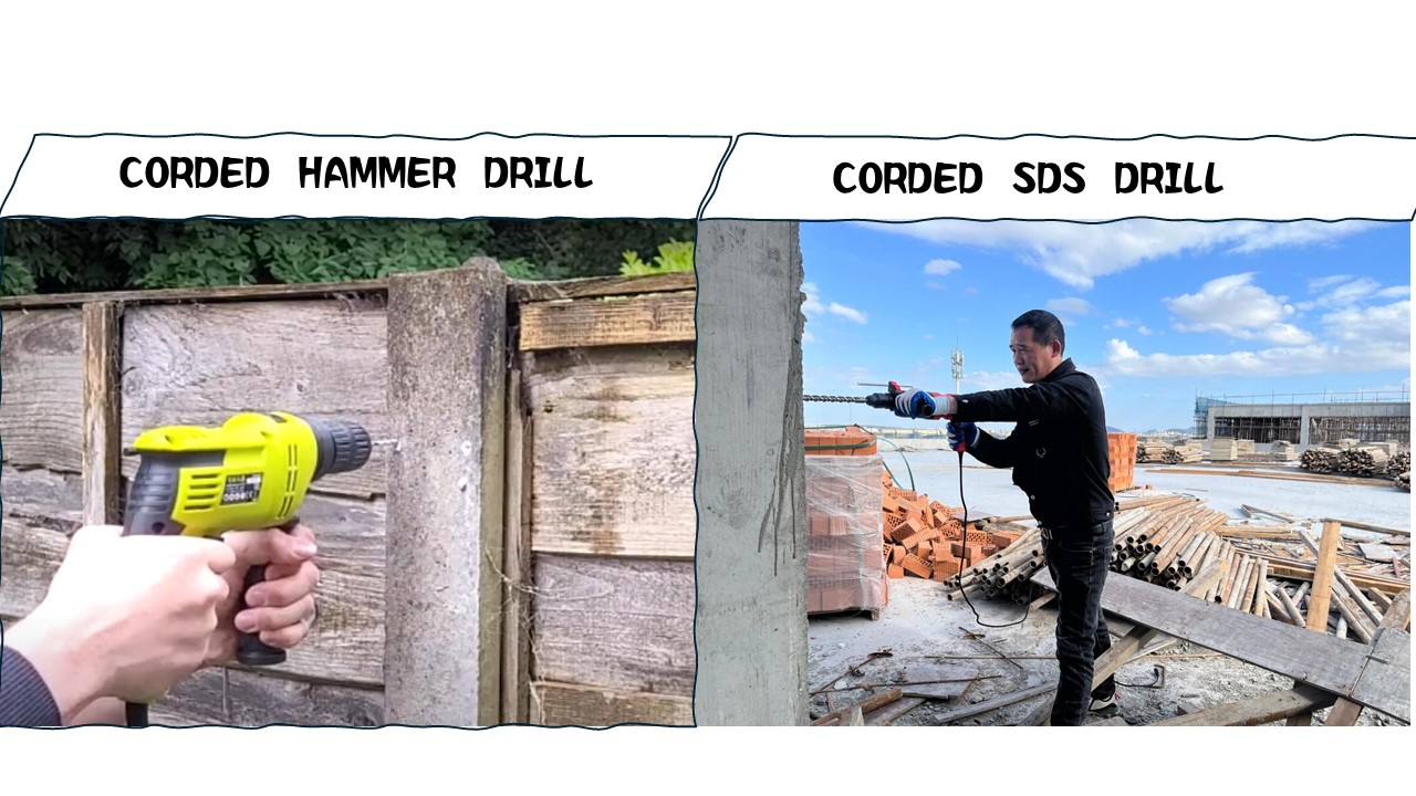 hammer drill vs SDS drill