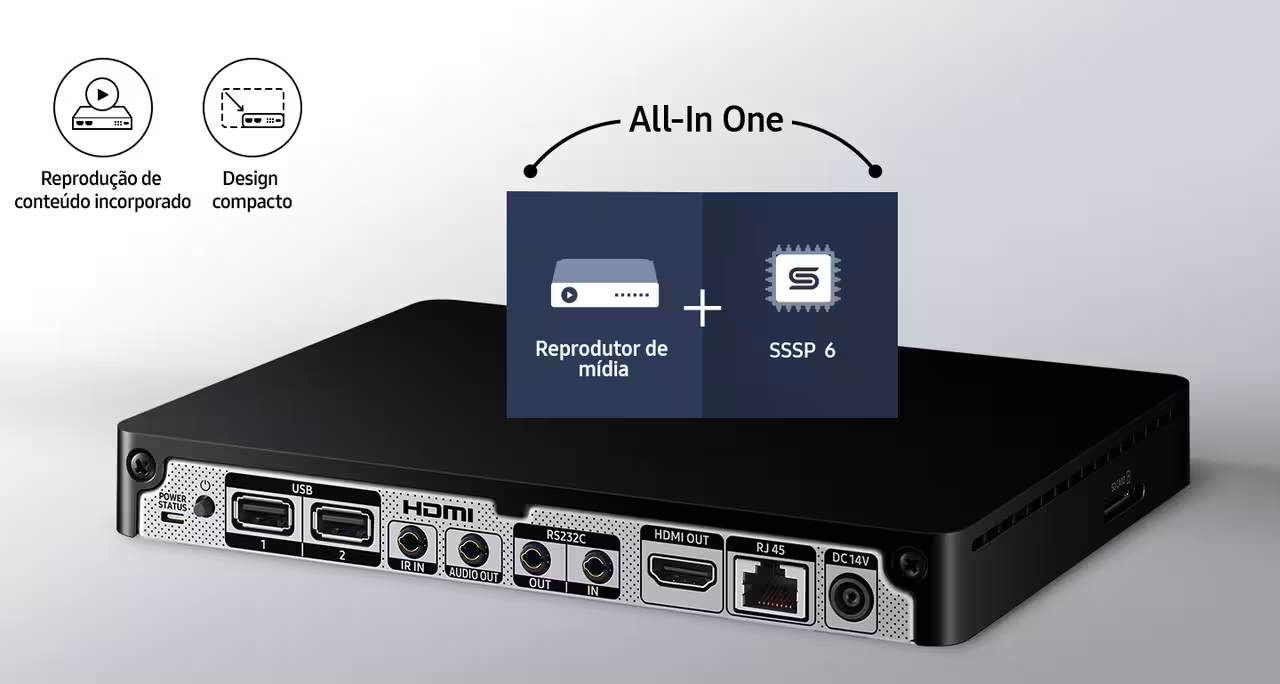 Player Box compacto e elegante da Samsung