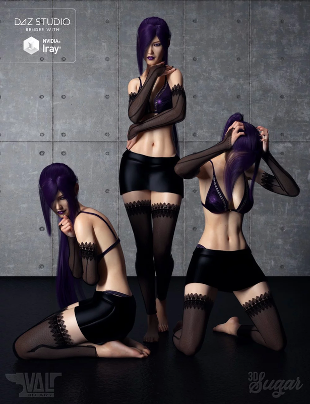 Sorrowed Soul Poses for Genesis 8 Female(s)