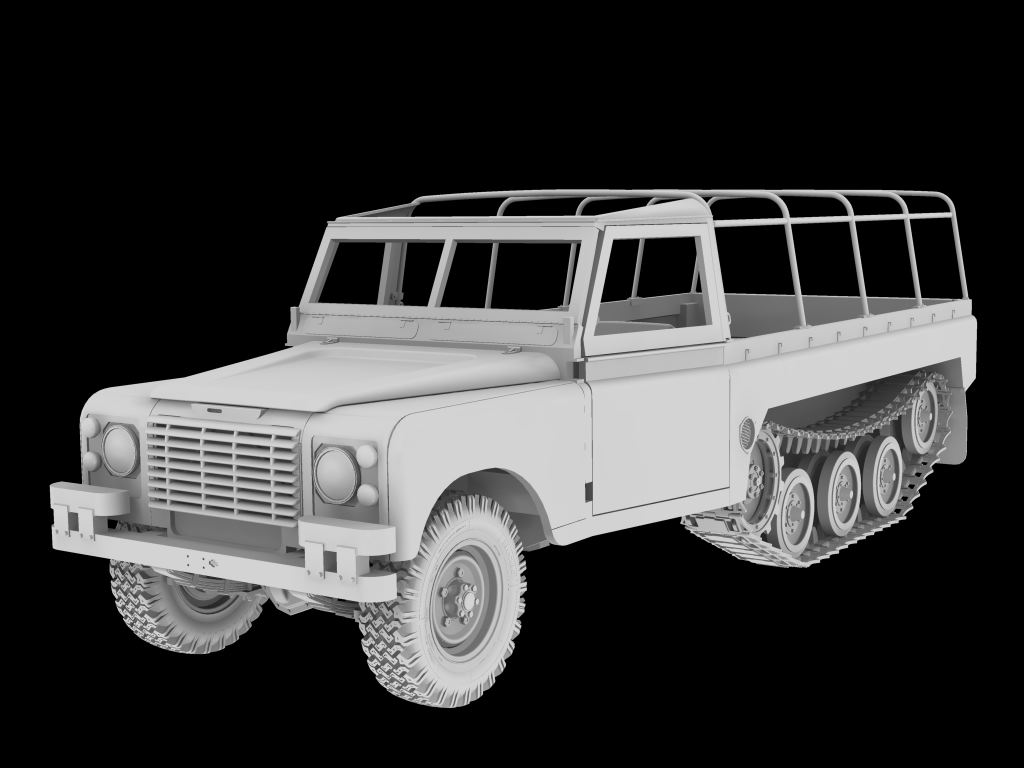 35th Scale Land Rovers Models Design for 3D Printing. - Work in ...