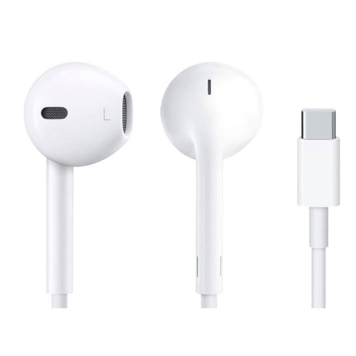Audífonos Earpods de Apple con conector USB-C.