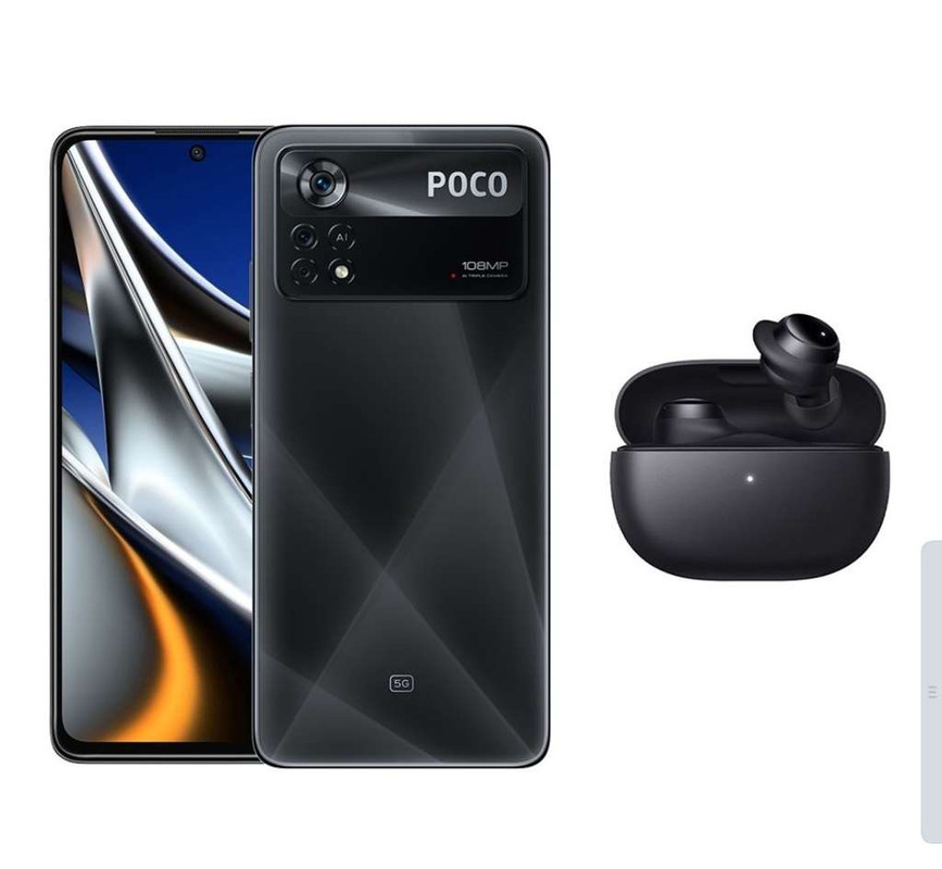 Shopee: Poco X4 Pro 5G 8 RAM 256 GB +buds 3 lite 