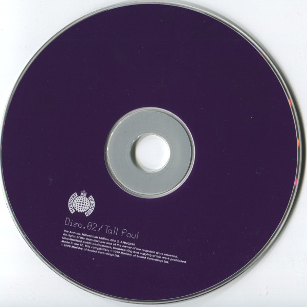 01/04/2023 - Judge Jules & Tall Paul – The Annual - Millennium Edition (2 x CD, Compilation, Mixed)(Ministry Of Sound – ANNCD99)   1999 R-1306801-1375656177-4419